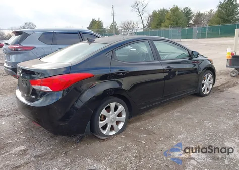 2013 Hyundai Elantra Limited z USA, uszkodzony, nr VIN KMHDH4AE2DU508993